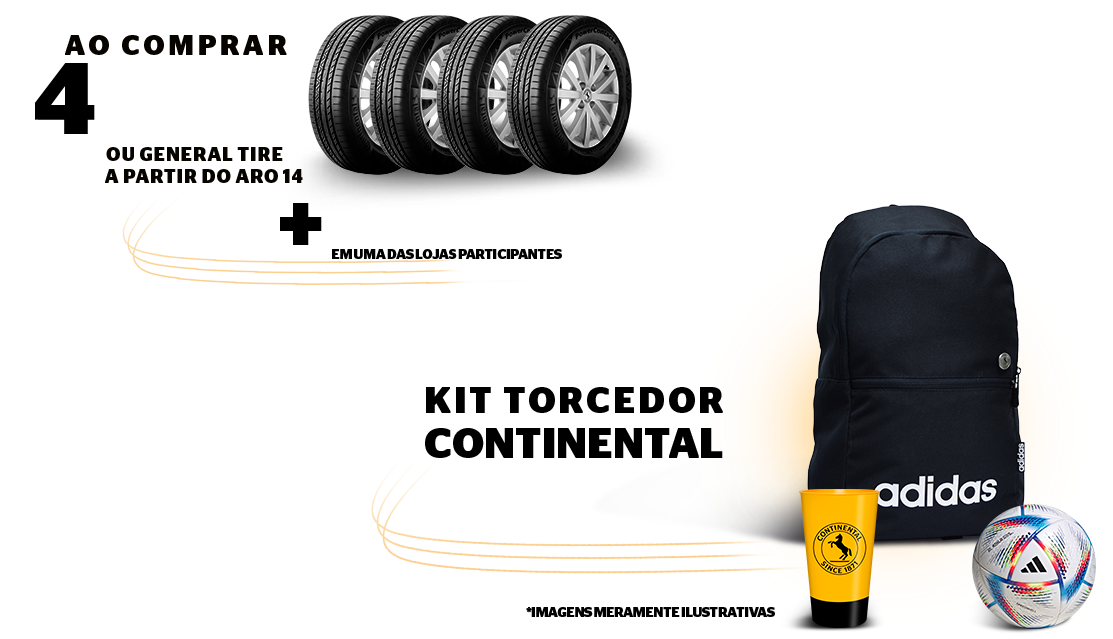 Kit da Promoção Continental Pneus 2023